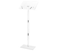 VEVOR Supporto per Podio, capacità di Peso 4,8 kg Podio per Conferenze con Ampia Superficie di Lettura, Fermalibri, Angolazione Regolabile, da Terra, per Aule, Matrimoni, Lezioni e Concerti