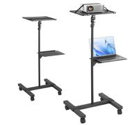 VEVOR Supporto per Proiettore con Ruote da Pavimento Altezza da 580-1455 mm