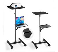 VEVOR Supporto per Proiettore Mobile da Terra Altezza Regolabile da 86 a 136 cm