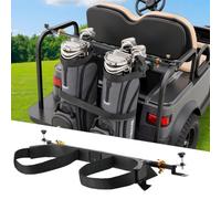 VEVOR Supporto per Sacca da Golf 1370 x 195 x 60,5 mm Supporto per Mazze Regolabile per Carrelli Posteriori con Cinghia, per Maggior Parte dei Sedili Posteriori dei Golf Carrello 2+2 con Tubi Quadrati
