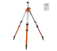 VEVOR Supporto per Treppiede con Livella Laser, Attacco Filettato, Regolazione Altezza 1145-2905 mm, con Bolla Livello Limitatore di Diffusione, Antiscivolo Sollevabili Capacità Massima 9,07 kg
