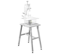 VEVOR Supporto per Troncatrice a Nastro per Carne Ossa, Accessorio Base per Troncatrice Elettrica a Nastro per Carne Ossa Altezza Regolabile 60-100 cm Telaio a Forma di H Piedini Antiscivolo