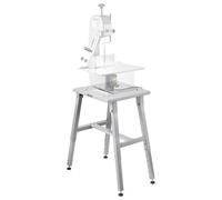 VEVOR Supporto per Troncatrice a Nastro per Carne Ossa, Accessorio Base per Troncatrice Elettrica a Nastro per Carne Ossa Altezza Regolabile 60-100 cm Telaio a Forma di H Piedini Antiscivolo