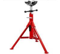VEVOR Supporto per Tubi a V da 71 cm a 130,8 cm Tipo 1107A con 2 Sfere di Trasferimento e Piedini Pieghevoli 4500LB Altezza Regolabile 71-130,8 cm Tipo 1107A