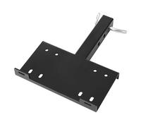 VEVOR Supporto per Verricello per Veicoli, Capacità di Carico di 6803 kg Attacco per Verricello per Gancio di Traino con Ricevitore da 50,8 mm Design a 2 Fori di Montaggio, per Pick-Up ATV UTV, Nero