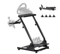 VEVOR Supporto per Volante da Corsa Regolabile Pieghevole Pedali non Incluso