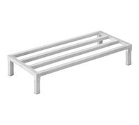 VEVOR Supporto Portaoggetti Saldato Commerciale in Alluminio Zeppa 121,9x50,8 cm