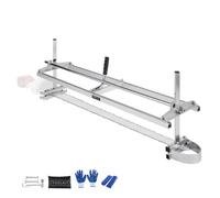 VEVOR Supporto Telaio per Troncatrice Orizzontale Lunghezza Taglio Regolabile 355-1219mm Spessore Regolabile tra 5,08-300mm, Supporto per Lavoro di Legno con Troncatrice da Esterno in Acciaio Zincato