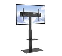 VEVOR Supporto TV Girevole per TV da 32 a 85 pollici, Supporto da Pavimento Altezza Regolabile, Capacità di Carico di 45 kg, VESA massimo 400x800 mm, per Soggiorno, Casa, Ufficio, Aula