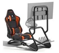 VEVOR Supporto Volante da Corsa per Simulatore ad Alta Resistenza con Supporto per Monitor, per Logitech G25, G27, G29, G920, G923, Thrustmaster T300RS, TX F458, T500RS, T3PA-PRO (F1/GT) e Pedali CSR