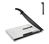 VEVOR Tagliacarte a Leva, Larghezza Taglio Massima 457mm Taglierina Manuale, Capacità max. 20 Fogli, Binario Protezione/Blocco Lama per Cartone, Tagliacarte Manuale a Leva Uso Domestico Commerciale