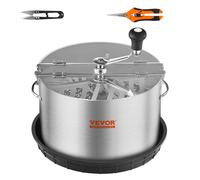 VEVOR Tagliafoglie Manuale Taglierina a Ciotola per Erbe 40 cm in Acciaio Inox