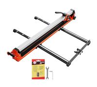 VEVOR Tagliapiastrelle Manuale 1200mm per Piastrelle, Guida Potenziata e Testa Scorrevole Ruota Taglio in Carburo di Tungsteno, Gambe di Supporto con Ruote, per Fai Da Te Mattonelle Pavimenti Pareti