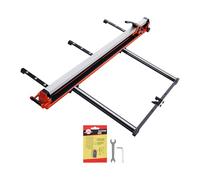 VEVOR Tagliapiastrelle Manuale 1600mm per Laboratori Fai Da Te, Guida Allineamento Potenziata Testa Scorrevole, Disco in Carburo Tungsteno Gambe con Ruote, per Piastrelle in Ceramica Pavimenti e Muri