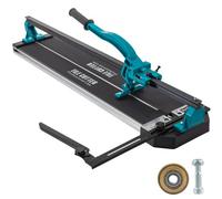 VEVOR Tagliapiastrelle manuale 800mm Tagliapiastrelle Manuale a Binario Singolo 3/5 in Cap con Strumenti di Taglio Manuale con Posizionamento Preciso del Laser