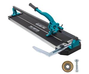 VEVOR Tagliapiastrelle manuale 800mm Tagliapiastrelle Manuale a Binario Singolo 3/5 in Cap con Strumenti di Taglio Manuale con Posizionamento Preciso del Laser