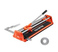 VEVOR Tagliapiastrelle Manuale, da 400 mm per Piastrelle da Parete e Lucide, Doppia Guida per Tagli Precisi, Mola in Carburo di Tungsteno, Impugnatura, Asta di Pressione Antiscivolo