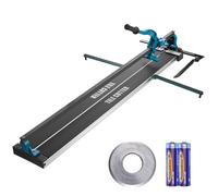 VEVOR Tagliapiastrelle Manuale Lunghezza da 1200 mm, Spessore di Taglio 6-15 mm, Tagliapiastrelle Regolabile con Posizionamento Laser Binario Doppio per Taglio di Piastrelle in Ceramica