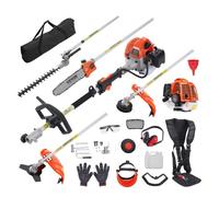 VEVOR Tagliasiepi a gas per potatura rifinitura multifunzionali 5 in 1 26CC