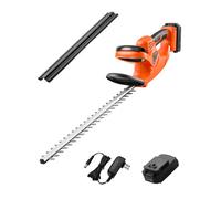 VEVOR Tagliasiepi Elettrico 955 x 150 x 170 mm Tagliasiepi a Batteria per Rami Bassi, 1200 Giri/min Batteria da 20 V 2 A con Lama a Doppia Azione da 510 mm e Design Sicuro, per Cura del Prato