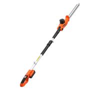VEVOR Tagliasiepi Telescopico a Batteria 20V con Lama da 457,2 mm per Rami Alti