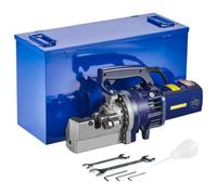 VEVOR Tagliatrice per Barre Cemento Armatura Elettrica Portatile Diametro di Taglio 5-25mm Utensile da Taglio di Barre Cemento Armatura in Acciaio Potenza 1700W con Custodia Attrezzi Taglierina Barre