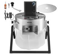 VEVOR Tagliatrice per Foglie Gemme da 415 mm con Lame Affilate in Acciaio Inossidabile, Tagliabordi Idroponico a Staffa per Taglio Bagnato Asciutto con Griglia Asciutta, per Piante, Boccioli