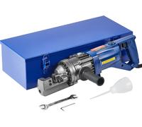 VEVOR Taglierina idraulica elettrica per bulloni, taglierina per armature da 1000 W, taglia fino a 4-16 m di armatura in 2,5 secondi, taglierina per armature con contenitore dell'olio, nero-blu