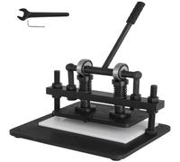 VEVOR Taglierina per Pelle Goffratura Manuale in pelle per Vari Materiali 260X150 Nero