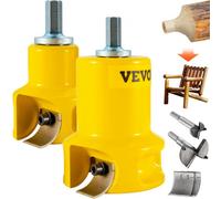 VEVOR Taglierina per tenoni, diametro 1"/25,4 mm e 2"/50,8 mm, con doppie lame curve e viti a bottone, kit Home Master, taglierina per mobili in alluminio e acciaio di alta qualità, strumento commerci