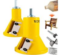 VEVOR Taglierina per tenoni, diametro 1"/25,4 mm e 2"/50,8 mm, con doppie lame dritte e viti a bottone Kit Home Master, taglierina per mobili in alluminio e acciaio di alta qualità, strumento commerci