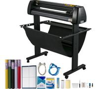 VEVOR Taglierina per Vinile 34 Pollici, Taglierina per Vinile, Stampante Manuale per Vinile, Taglierina per Plotter Display LCD, Taglio Cartelli Software Signmaster per Taglio con Strumenti Accessori
