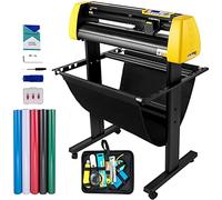 VEVOR Taglierina per Vinile, Plotter da Taglio con Alimentazione Carta Massima 870 mm Stampante per Schermo LCD per Taglio Automatico dei Contorni della Fotocamera con Forza Velocità Regolabili
