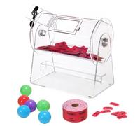 VEVOR Tamburo Gioco Lotteria a Forma di Tamburo 2500 Biglietti/100 Palline