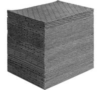 VEVOR Tamponi Assorbenti Versamenti, Tappetino Assorbente Universale Assorbe Fino A 45,5 L, 33cm L x 25,4cm P Tampone Assorbente In Polipropilene Per Olio, Acqua Liquidi, 100 Pezzi