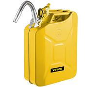 VEVOR Tanica di Carburante Portatile Capacità 5,3 gal 20 L con Sistema di Beccuccio Flessibile, Serbatoio del Carburante in Acciaio Antiruggine e Resistente al Calore per Attrezzature, Camion