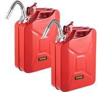 VEVOR Tanica per Carburante 20 Litri con Beccuccio Flessibile 2 pezzi Rossa