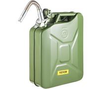 VEVOR Tanica per Carburante Portatile 20 L con Serbatoio Carburante in Acciaio Antiruggine e Resistente al Calore per Attrezzature per Auto Camion, Verde