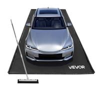 VEVOR Tappetino Antiscivolo per Garage, 2,4 x 5,5 x 0,03 m, con Tergivetro, Resistente e Impermeabile, Protezione per Pavimenti da Neve, Pioggia, Fango, Tappetino per Garage Officina, Nero