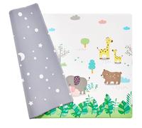 VEVOR Tappetino da Gioco per Bambini 2,1x1,4 m, Tappetino per Bambini Antiscivolo, Tappetino Arrotolabile Reversibile, Tappetino Antiscivolo per Attività Strisciare Neonati da Pavimento da Casa