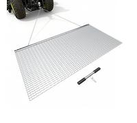 VEVOR Erpice a Catena per Prato a Traino in Acciaio Zincato 183x91,4 cm, Erpice a Catena Trainato Rete Livellatrice per Campi, Rete in Metallo Compatibile per Trattori ATV Tosaerba da Giardino
