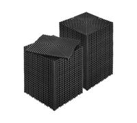 VEVOR Tappetino di Drenaggio ad Incastro, Cuscino Modulare ad Incastro con Giunzione, Piastrelle per Pavimenti Antiscivolo e Tappetino per Doccia Garage Giardino Cucina 310 x 310 mm 55 Pezzi Nero