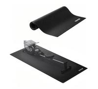 VEVOR Tappetino per Attrezzi da Esercizio, per Pavimenti in Moquette, Tappetino per Ellittica e passeggio, Protezione Alta Densità Impermeabile Antiscivolo per Palestra Domestica, 600 x 1300 x 4 mm