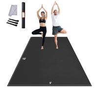VEVOR Tappetino per Esercizi 3050 x 1830 mm Tappetino per Yoga ad Alta Densità Antiscivolo, Tappetino per Fitness Esercizi con Borsa e Tracolla, per Tutti Tipi di Yoga a Casa, Allenamento a Terra