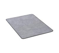 VEVOR Tappetino per Sedia 1225 x 915 mm Tappeto Sedia Ufficio per Pavimenti Duri, Protezione per Sedie a Rotelle, Superficie in Velluto a Coste, Antiscivolo e Facile Pulire, Ufficio Domestico, Grigio