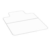 VEVOR Tappetino per Sedia con Bordo 1230 x 914 mm Tappeto Sedia Ufficio per Pavimenti in Moquette a Pelo Corto, Tappeto Protettivo Trasparente per Pavimenti in Plastica con Borchie, Facile da Pulire