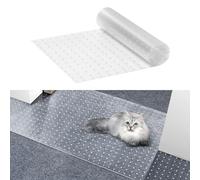 VEVOR Tappetino Protettivo per Animali Domestici 1097 x 380 mm PVC Antigraffio Tappeto Porta per Animali, Tappetino Antiscivolo Antigraffio, Tappo Antigraffio per Tappeti in plastica Facile Tagliare