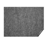 VEVOR Tappetino Protettivo per Tappeti 2440 x 3060 mm, Spessore 6 mm Feltro a Doppia Superficie, Ambito Area 7-8 ㎡ Comfort Premium Sotto i Piedi Imbottitura per Pavimenti, Grigio