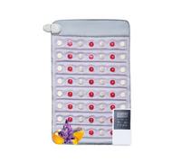 VEVOR Tappetino Riscaldante a Infrarossi Lontani, Tappetino Riscaldante per Massaggio con Giada Naturale Luce Fotonica a 660 nm, Tappetino Terapeutico con Giada Temperatura Regolabile