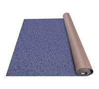 VEVOR Tappeto Esterno, Moquette Antiscivolo, Tappeto Interno, Colore Blu, Dimensione 1,8 x 11 m, Tappeto per Interno e Esterno, Materiale Fibra di Poliestere + TPR, Facile da Taglio e Pulire